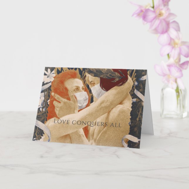 Facemask for Valentine Day Kort (Orkide)