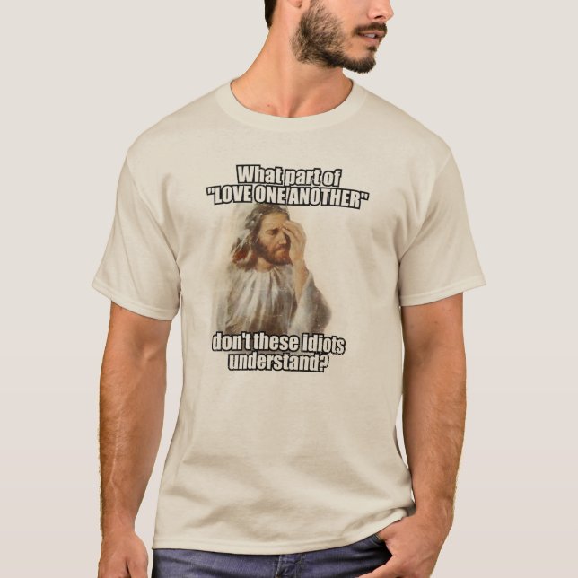 Facepalm Jesus Meme, gör du Jesus ledsen Tröja (Framsida)