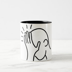 Facepalm mugg