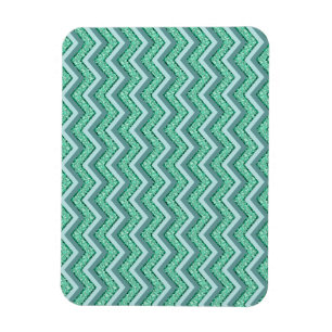 FacetEmerald Chevron Mönster Magnet