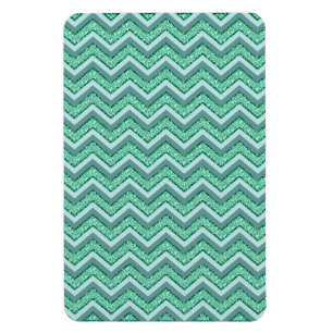 FacetEmerald Chevron Mönster Magnet