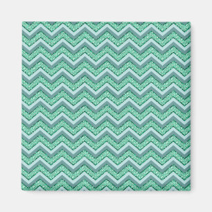FacetEmerald Chevron Mönster Magnet