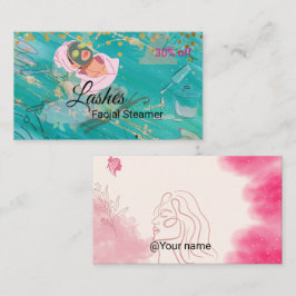 Facial Steamer Business Card Visitkort