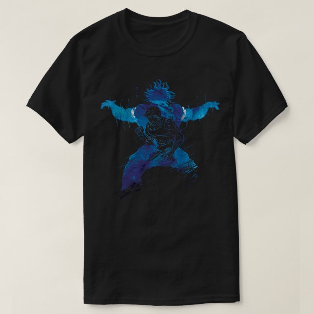 Facing Ogre Hanma Baki Manga T Shirt (Design framsida)