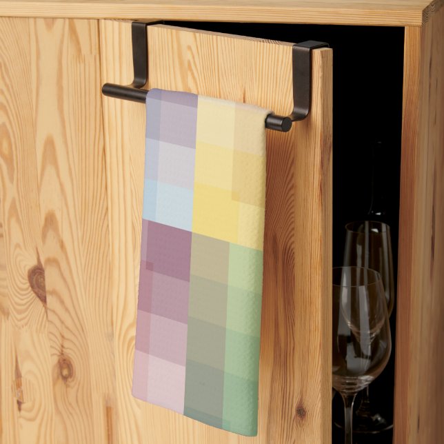 Fack, fyrkanter och andra fyrkanter, kökshandduk (Thirds Fold)