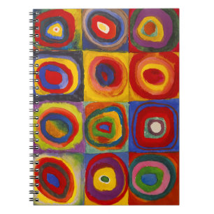 Fack med koncentriska cirklar 2 Kandinsky Anteckningsbok