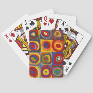 Fack med koncentriska cirklar 2 Kandinsky Casinokort
