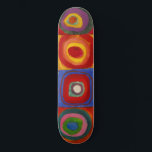 Fack med koncentriska cirklar 3 | Kandinsky | Mini Skateboard Bräda 18,5 Cm<br><div class="desc">Studie av färg: Fack med Concentric Circles 3 är en 1913-målning av Wassily Kandinsky.</div>