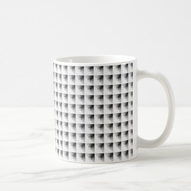 fackdesign i grått... kaffemugg (Höger)