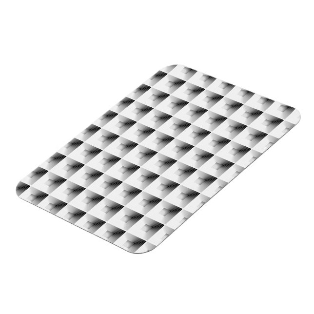 fackdesign i grått... magnet (Vänstra Sidan)