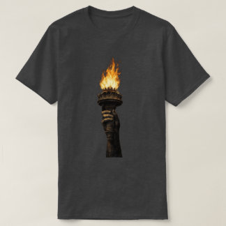 Fackel Frihetsgudinnan T Shirt