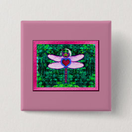 Fackelramad "Crackel Framed Dragonfly"-pipa Knapp