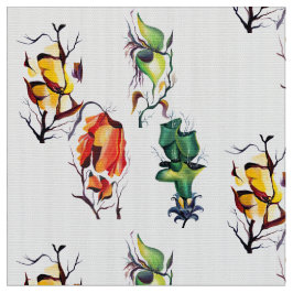 Fackfärgad exotisk orchid-vattenfärg, handmålad tyg