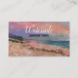 Fackfärgad målning visitkort