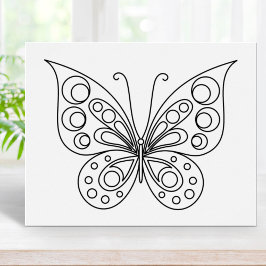 Fackfärgssida för fjäril poster