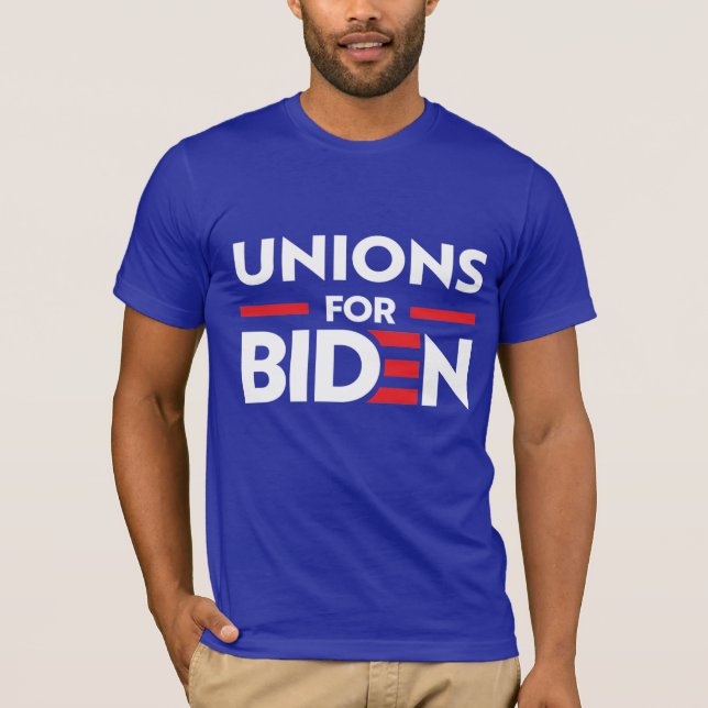FACKFÖRENINGAR FÖR JOE BIDEN T SHIRT (Framsida)