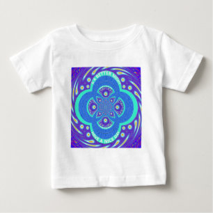 Fackisk, afrikansk Blue Mandala-Flora Tee
