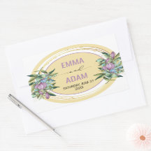 Fackisk Lila Botaniska Bröllop