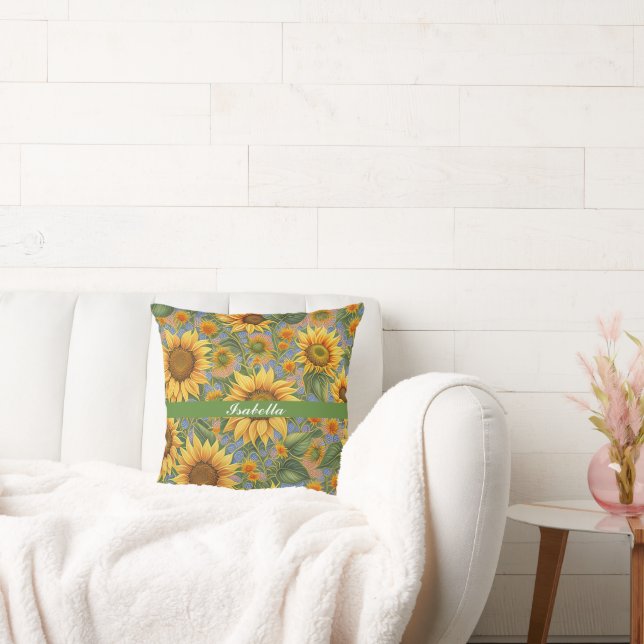 Fackisk populär solrossamling kudde (Soffa)