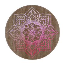 Fackisk Rosa Brown Boho Mandala