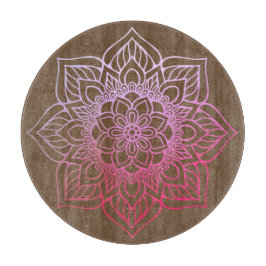 Fackisk Rosa Brown Boho Mandala