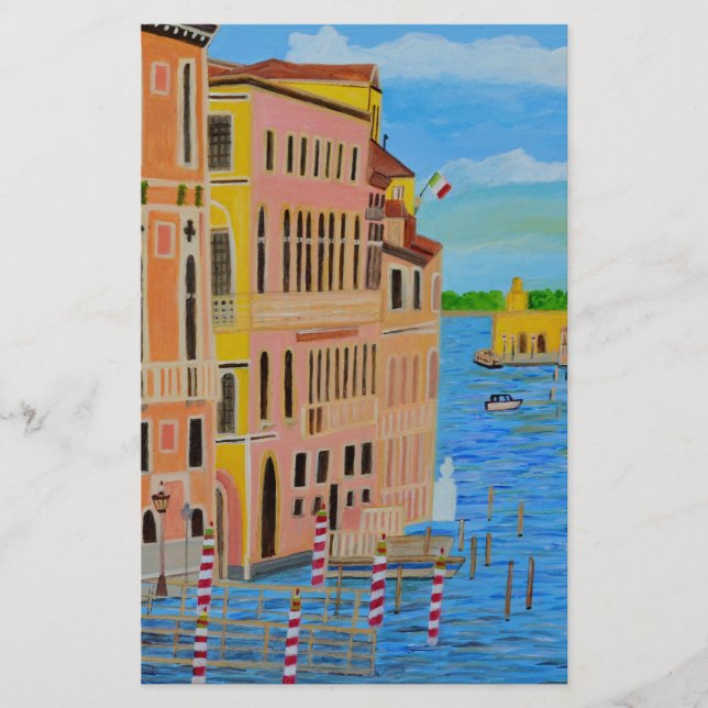 Fackisk Venedig 2 Brevpapper (Framsida)