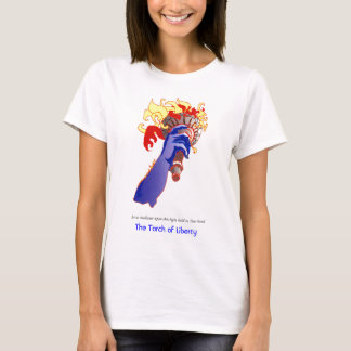 Fackla av Liberty/T-Shirt T-shirt