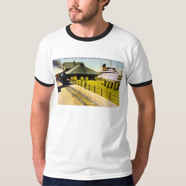 Facklig bussgarage i Sault Ste. Marie Michigan Tee Shirt (Framsida)