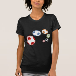 Facklig fotboll (fotboll) i bollar tee shirt