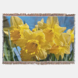 Facklig Gult Daffodils Filt