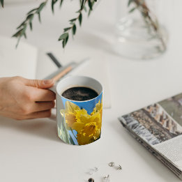 Facklig Gult Daffodils Kaffemugg