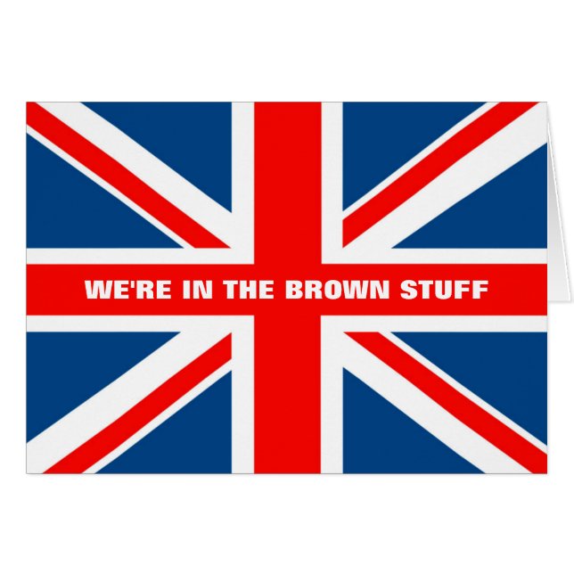 Facklig jack hälsningskort (Framsidan Horizontal)