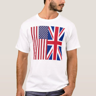 Facklig jack och USA flaggor T Shirt