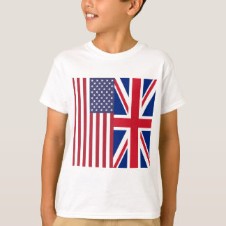 Facklig jack och USA flaggor T-shirt