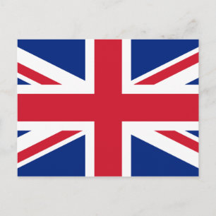 Facklig jackflagga för UK United Kingdom Vykort