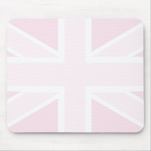 Facklig jackflagga i rosa Mousepad Musmatta