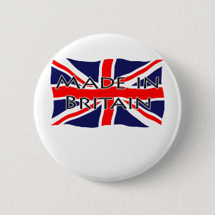 Facklig jackflagga - som göras i Britannien Knapp