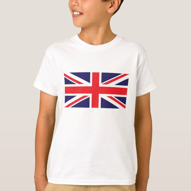 Facklig jackUnited Kingdom flagga Tee (Framsida)