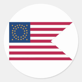 Facklig klistermärke för kavalleriGuidon runda