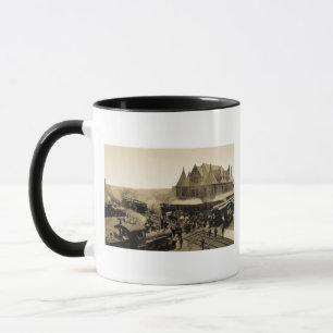 Facklig station, Durand, Michigan Mugg