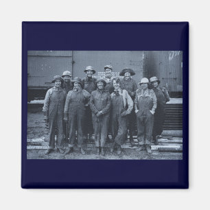 Facklig Stillahavs- järnväg för 1918 Magnet