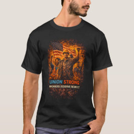 Facklig styrka på uppgång t shirt