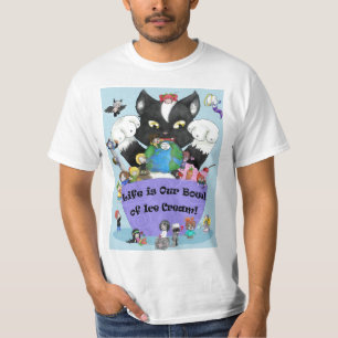 Facklig T-tröja för högstadiumAnimeklubb T-shirt
