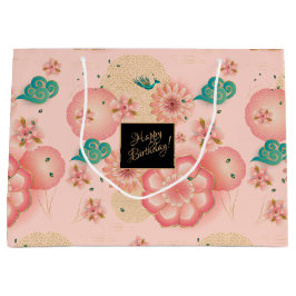 Facklig Vår Peach Garden Flowers Birthday