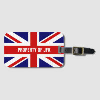 Fackliga den monogrammed jackflagga reser