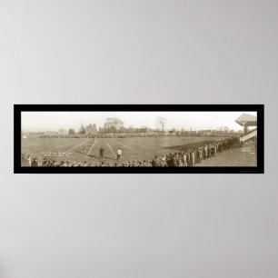 Fackligt fotbollfoto 1914 för montering poster