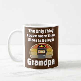 Fackplats Maskin Grandpa Casino Spelare Gambling Kaffemugg
