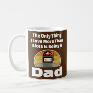 Fackplats Maskin Pappa Gambling Far Spelare Winbli Kaffemugg