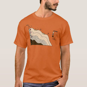 Facksektionen Geological kor för geologi student T Shirt