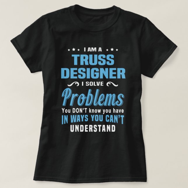Fackverkskonstruktör T Shirt (Design framsida)
